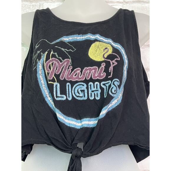 H&M Cropped Tank Top Miami Lights - Picture 4 of 8